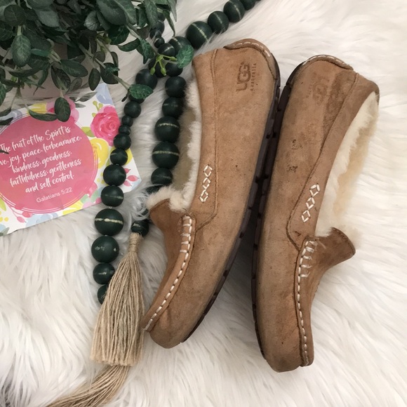 UGG Ansley Slipper in Chestnut Sz 2 - Picture 5 of 10